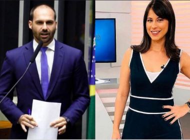 Eduardo Bolsonaro critica Jéssica Senra e diz que ela 'demonstra total ignorância' sobre PM