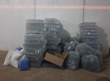 Cruz das Almas: Polícia intercepta fábrica clandestina de álcool em gel