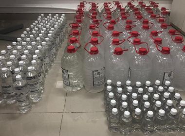 DCCP apreende 440L de álcool gel vendido e armazenado de forma irregular na Pituba