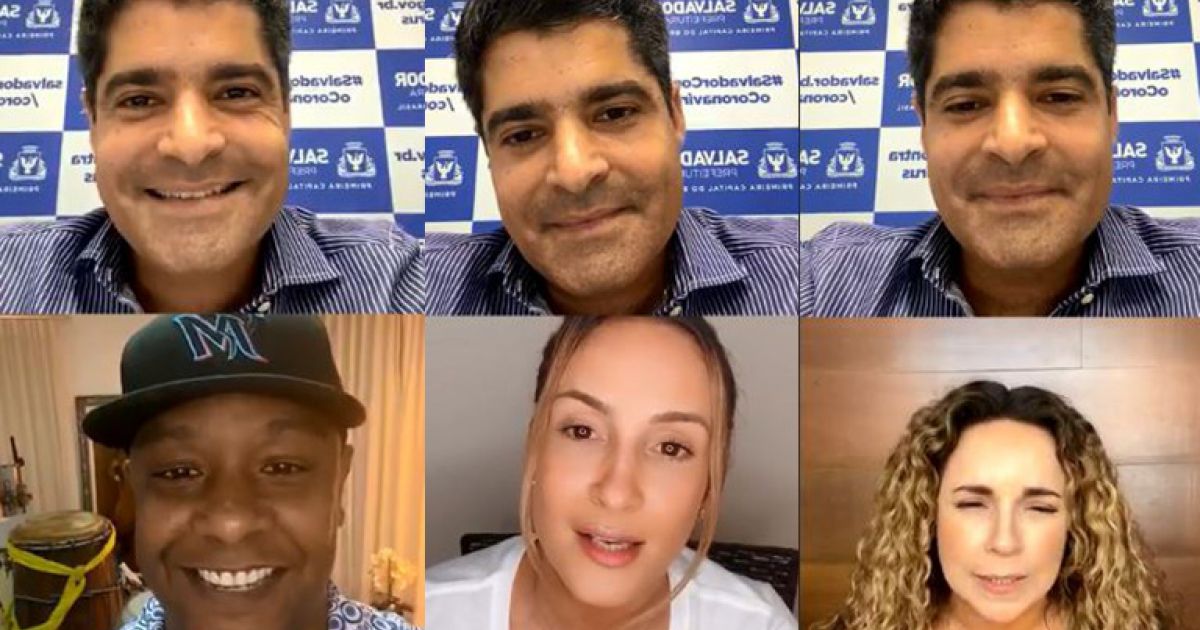 Bahia Notícias / Notícia / Em live com artistas, Neto lança ...