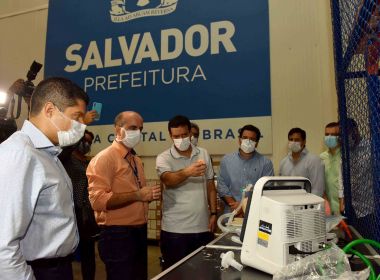 Salvador recebe reforço de 83 novos respiradores contra Covid-19