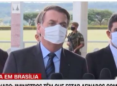 Bolsonaro volta a defender fim do isolamento: 'Quem não quiser trabalhar, fica em casa, p*'
