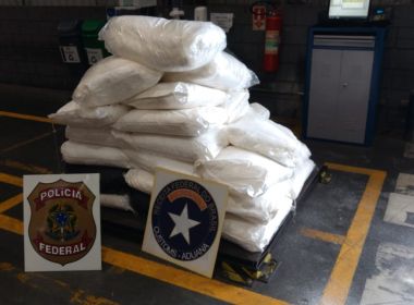 PF e Receita Federal apreendem mais de 600kg de cocaína no Porto de Paranaguá