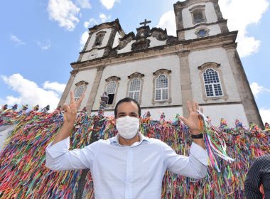 Bruno Reis dá largada na campanha pela prefeitura em missa na Igreja do Bonfim