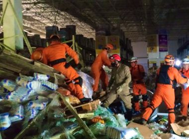 Vídeo: Queda de prateleiras em supermercado deixa 1 morto e 8 feridos no Maranhão