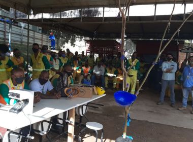 Trabalhadores da Metha, antiga OAS, paralisam as atividades por atraso nos salários