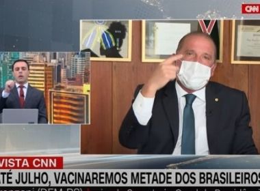 Onyx defende Bolsonaro, discute com jornalista da CNN e fala em dados 'não verdadeiros'