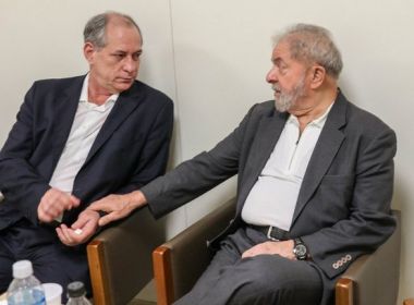 Lula ressalta relação pessoal com Ciro e pede que PT o deixe 'falando sozinho'