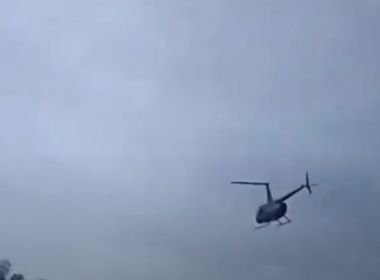 Helicóptero que transportava deputados estaduais faz pouso de emergência em Itacaré