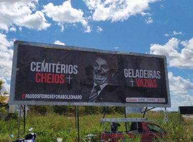 Dnit manda retirar outdoors contra Bolsonaro no Rio Grande do Norte