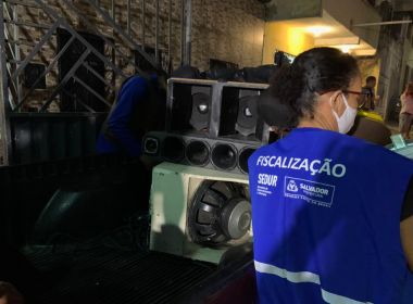 Até início de julho mais de 550 equipamentos de som foram apreendidos em Salvador
