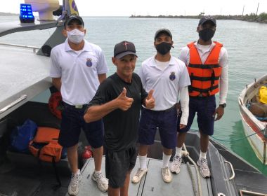 Pescador é localizado após ficar mais 24h desaparecido na Baía-de-Todos-os- Santos