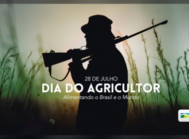 Governo federal usa foto de homem armado para homenagear agricultores
