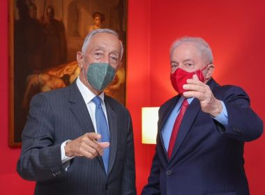 Em visita ao Brasil, presidente de Portugal se reúne com Lula antes de encontrar Bolsonaro