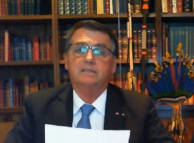 'Tapado': Bolsonaro volta a atacar Barroso e diz que ele mente sobre voto impresso