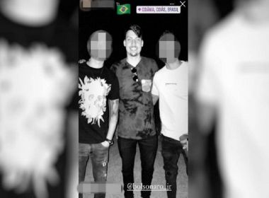 Filho '04' de Bolsonaro é flagrado em festa clandestina que foi interditada em Goiânia