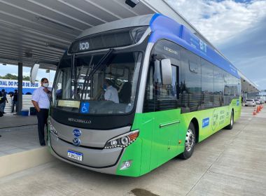 Ônibus elétricos vão circular em Salvador em fase de testes durante mês setembro
