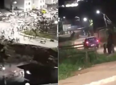 Festa paredão em Canabrava é encerrada após chegada da PM; veja vídeos