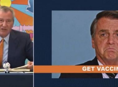 Prefeito de Nova York indica pontos de vacinação na cidade para Bolsonaro