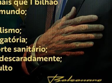 Bolsonaro faz 'resumo' de discurso na ONU e aparece em foto com seis dedos