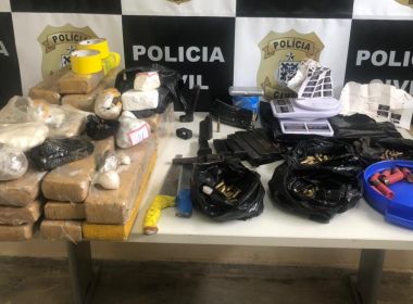 Itabuna: Operação apreende mais de 25 quilos de drogas; armas também foram encontradas 