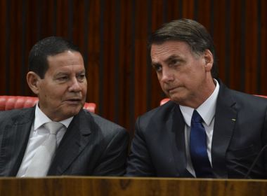 Bolsonaro rechaça chapa com Mourão: 'No meu entender, seria um bom senador'