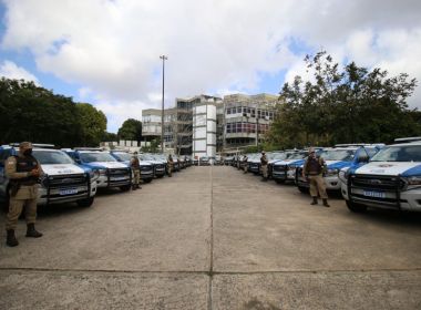 Unidades da Polícia Militar na Bahia recebem 49 novas viaturas