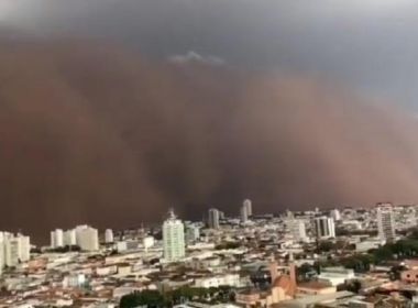 Cidades do interior de SP e MS registram tempestade de areia; uma pessoa morreu