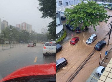 Chuva forte causa transtorno em vários pontos de Salvador; veja vídeos