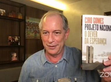 Livro de Ciro Gomes sobre política e economia é um dos finalistas do Prêmio Jabuti
