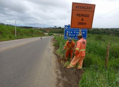 Seinfra monitora 17 trechos de rodovias baianas atingidas pelas chuvas