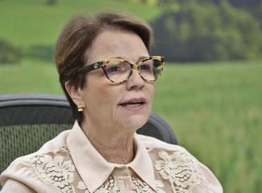 Cotada para vice de Bolsonaro, Tereza Cristina visita regiões afetadas pelas enchentes na BA
