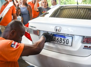 Detran fixa valores cobrados pelas placas de veículos no estado da Bahia