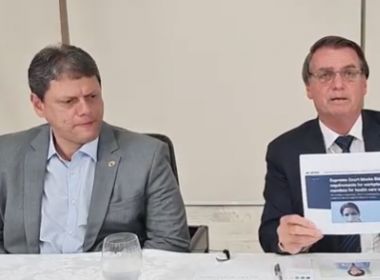 Bolsonaro anuncia recuperação de cidades da BA e MG; MP deve ser assinada na 2ª