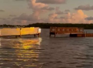 Vídeo: Moto aquática bate em píer e uma mulher morre em Aracaju; outra ficou ferida