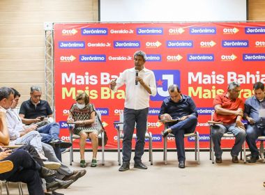 Jerônimo reúne deputados de oito partidos da base: 'Estamos unidos, fortes e confiantes'