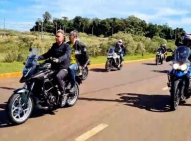 VÍDEO: Bolsonaro participa de motociata em Santa Rosa, no Rio Grande do Sul