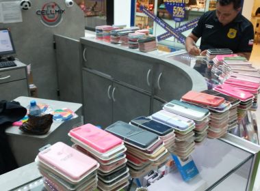 Produtos falsificados são apreendidos em dois shoppings de Salvador