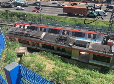Seis pessoas ficaram feridas em acidente envolvendo trens do metrô de Salvador