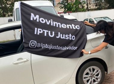 Movimento IPTU Justo Salvador faz carreata por alterações tributárias no município