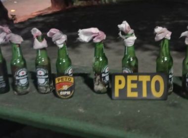 Guerra de espadas: Polícia apreende coquetéis molotov em Itapuã e prende três em Periperi