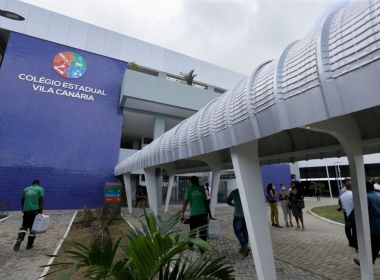 Governo do estado inaugura colégio de tempo integral na Vila Canária, em Salvador 