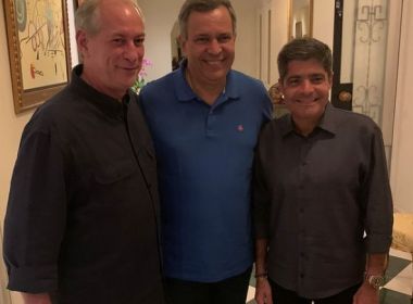 Ciro Gomes janta com ACM Neto e Félix Mendonça Junior em Salvador