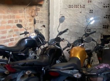 PM prende homens e recupera quatro motos que seriam usadas para desmanche em Salvador