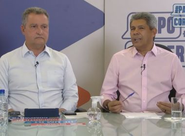 Live de Rui Costa com Jerônimo Rodrigues é recheada de cutucadas a ACM Neto