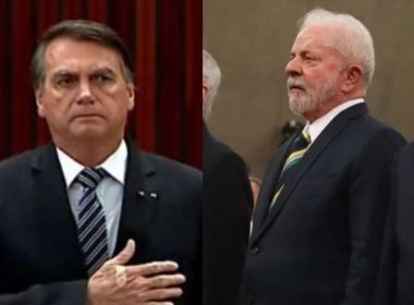 Quaest: Lula tem 45% contra 33% de Bolsonaro no primeiro turno