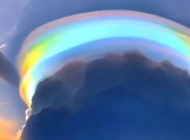 VÍDEO: 'Nuvem de arco-íris' aparece em cidade chinesa e imagens viralizam nas redes