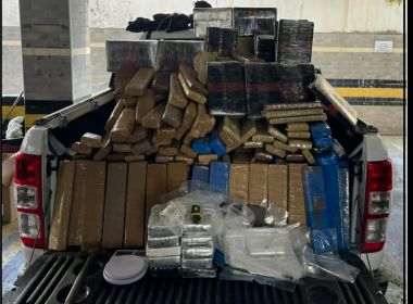 Em operação conjunta, polícias apreendem mais de meia tonelada de drogas em Salvador