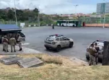 Polícia Militar é acionada por suspeita de bomba em ônibus na Estação Mussurunga