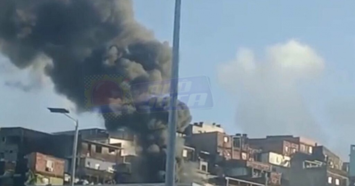 Curto-circuito provoca incêndio em casa na Fazenda Grande do Retiro